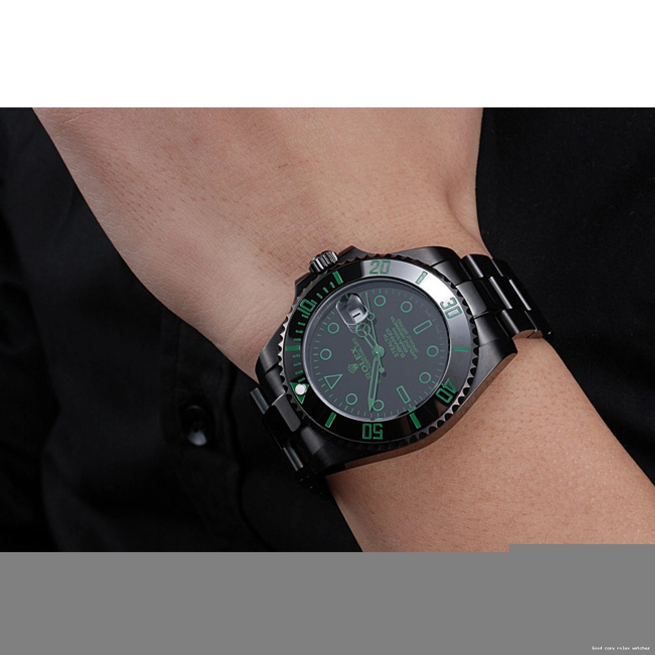 AAA replica watch Submariner Black Ceramic Stealth Rolex 622007 0508